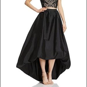 Black Hi Low bubble skirt
